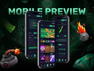 Mobile app mockup placeholder